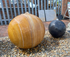 Water Feature: 60cm Pre-Drilled Natural Rainbow Sandstone Water Feature Complete