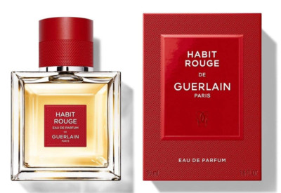 HABIT ROUGE DE GUERLAIN-EDP-SPRAY-3.3 OZ-100 ML-AUTHENTIC-MADE IN FRANCE