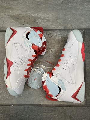 Nike Air Jordan Retro GS White Topaz Mist White 442960-104 size