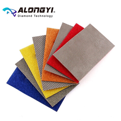 ALONGYI Diamond Abrasive Paper Sheets Diamond Sandpaper Nylon Back (1 Pcs)
