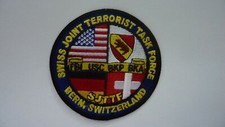 FBI Patch: SWISS JOINT TERRORISM TASK FORCE - Bern, Switzerland - Full Color #13