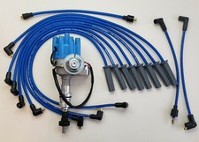 Ford 351c 400 429 460 Small Cap Female Distributor Blue 8.5mm Spark Plug Wires
