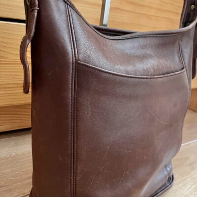 Extremely Rare Made In Costa Rica Old Coach 9060 Shoulder Bag Dark
