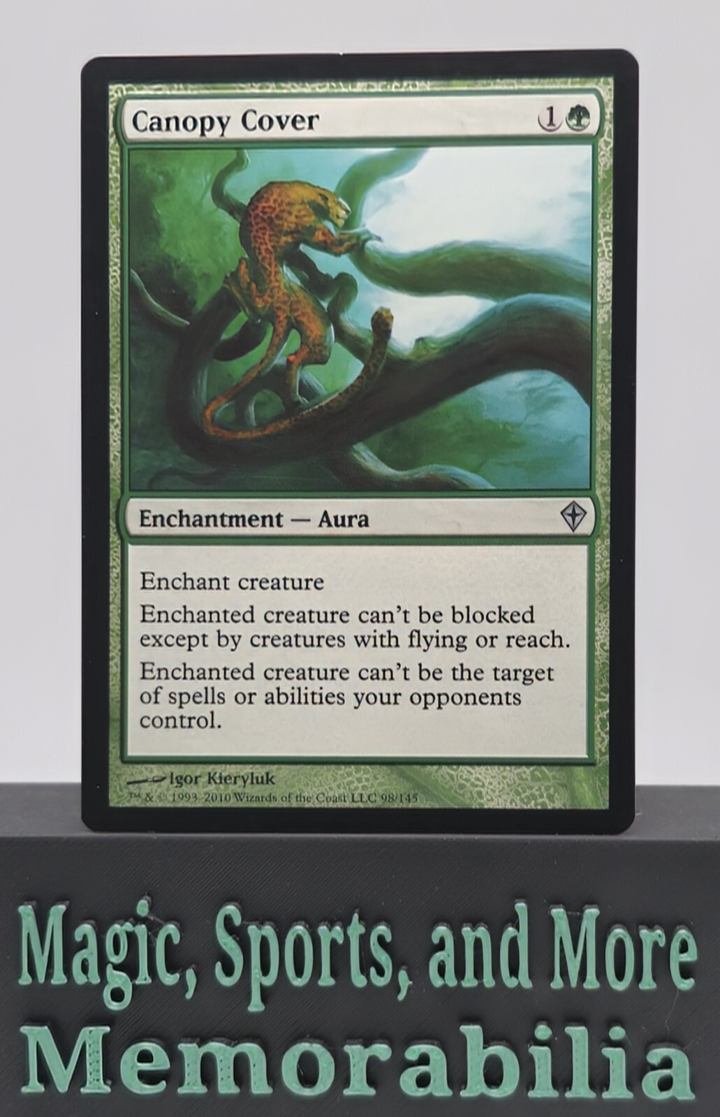 MTG Canopy Cover Worldwake #98 Uncommon Magic The Gathering LP