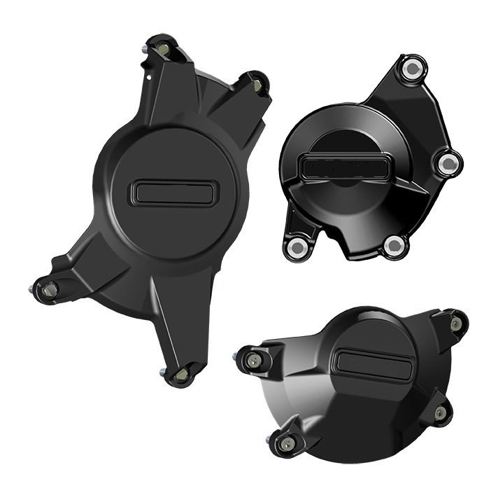 Protection carter moteur pour Suzuki GSXR 1000 de 2009 à 2016 en aluminium noir