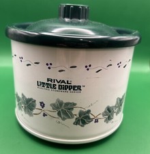 Rival Little Dipper Crock Pot Ivy model 3204D