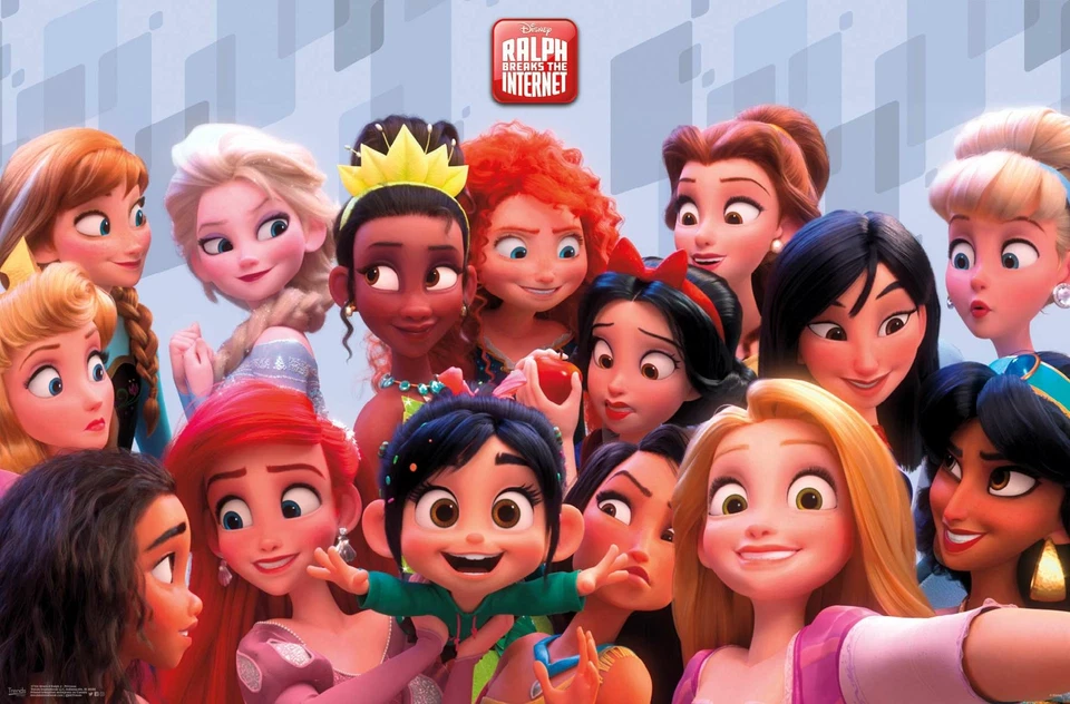 Disney Wreck It Ralph: Ralph Breaks The Internet - Princess Poster