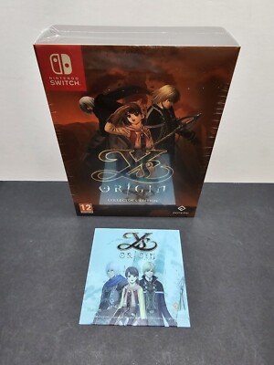 Ys Origin Collector's Edition Nintendo Switch BRAND NEW SEALED USA SELLER C23