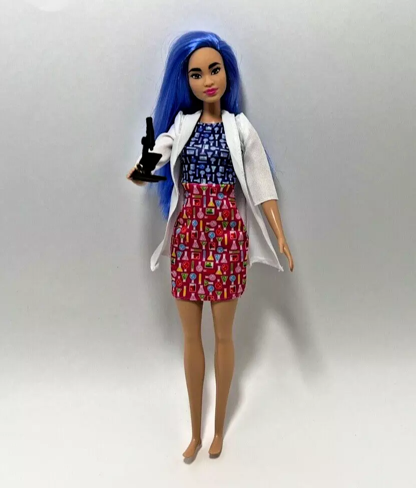 Barbie with blue sales hair