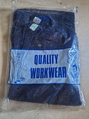 Herren Arbeitsoverall Overall Marine Kesselanzug Größe Large 107 cm 42'' Brandneu 