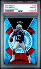 2005 FINEST BLUE XFRACTOR #105 TOM BRADY 60/150 PSA 8