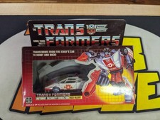 Vintage G1 Transformers Red Alert Complete w  Box & Insert 1985 Hasbro Autobot