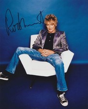 ROD STEWART - Music Legend - GENUINE SIGNED AUTOGRAPH