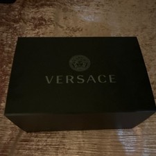 Versace Black Shoulder Bag Medusa Head Gold Hardware Chain Strap Dust Bag Card