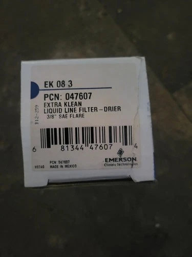 1 Emerson LIQUID LINE FILTER DRIER  3/8 FLARE Model 083