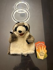 Folkmanis Furry Folk Small 8 LITTLE Raccoon Plush Full Body Hand Puppet NEW