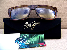 NWT MAUI JIM KEAHI Brown Stripe HCL Bronze Polarized Sunglasses H873-10