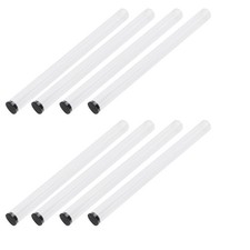 6 Pcs Plastic Acrylic Incense Tubes Cylinder Clear Container for Stick