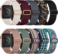 Elastisches Nylon Armband Kompatibel Mit Apple Watch 40Mm-42Mm Dehnbar Sport
