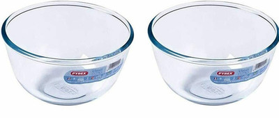 2x Pyrex Classic Kühlschrank Gefrierschrank Backofen Mikrowelle Geschirrspüler Glas Rührschüssel 0,5L