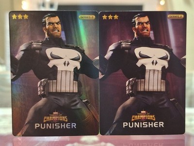 MARVEL CONTEST OF CHAMPIONS DAVE & BUSTERS PUNISHER FOIL & NONFOIL