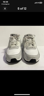Nike Air Max 90 GTX Gore-Tex Photon Dust Sneakers White Gray DJ9779-003 SZ 9