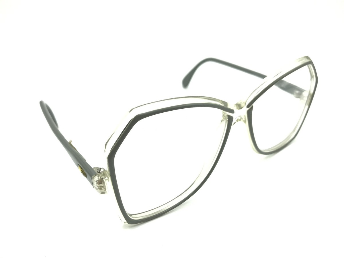 カザールヴィンテージ　モデル162 CAZAL MOD 151 COL 162 Clear & Gray Eyeglasses Vintage 55-14 130 W