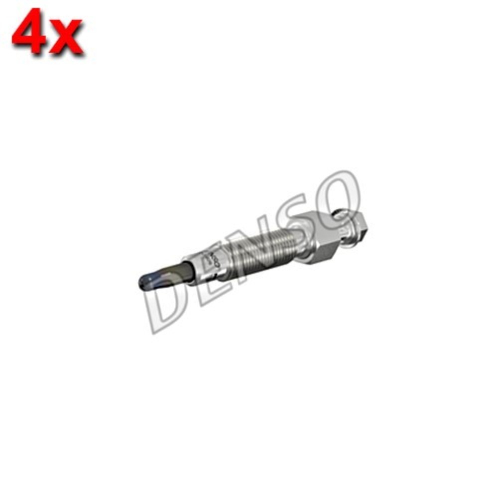 DENSO 4x Glow Plug For NISSAN Navara Pick Up D22 Terrano II 96-07
