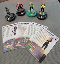 DC Heroclix LANTERN RECRUITs - 005, 006, 007, and 008 COMMON Lantern Legacy Set