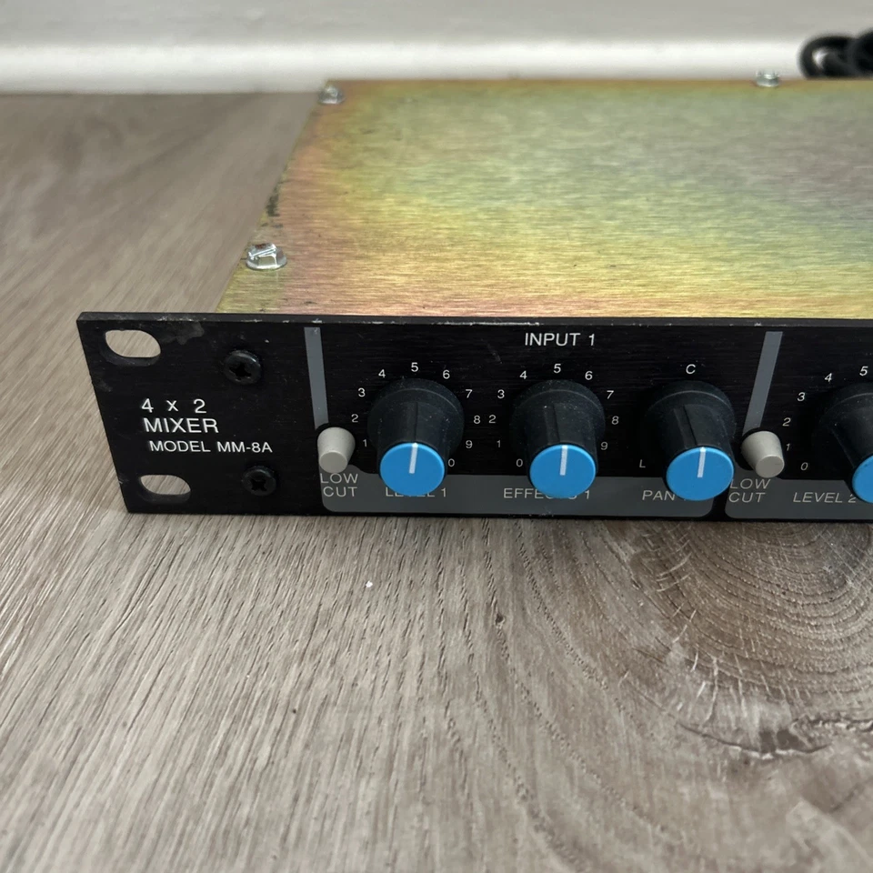 Furman MM-8A 4x2 4 Channel Mixer Preamp Rack Mounted Vintage - Image 2 of 4