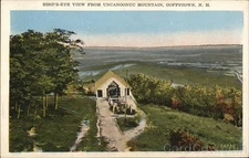 Goffstown, New Hampshire NH Birds-Eye View From Uncanoonuc Mountain Vintage