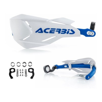 Acerbis Handguards Enduro MX Handprotektoren X-Factory weiss blau