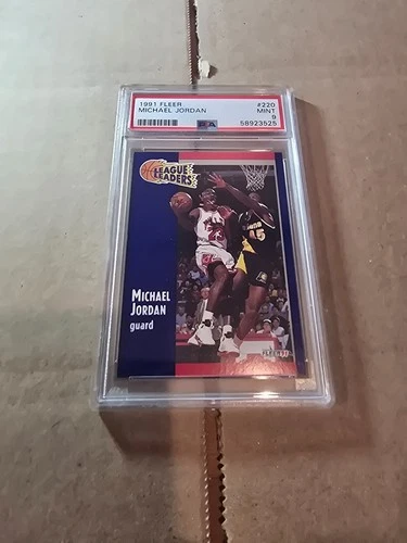 1991-92 Fleer - League Leaders Michael Jordan #220 - PSA 9 Bulls
