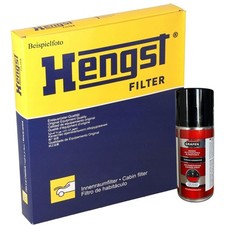 HENGST FILTER Innenraumfilter + Klima Refresh für AUDI A4 B8 A5 Q5 MACAN