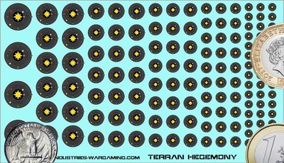 Terran Hegemony - Waterslide Decals for Battletech