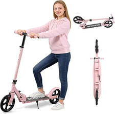 8" Big Wheels Scooter work load 220LBS Foldable Kick Scooter for Kids 6 up Teens