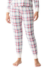 Gap GapBody Women's Packaged Ribbed Printed Jogger PAJAMA PANT - Multi Plaid, L