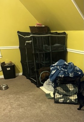 Kitty City Outdoor Catio Cat Furniture & Play Kit (Missing a few pieces)