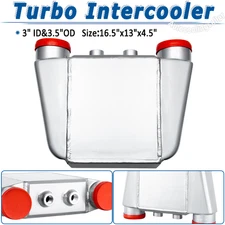 Performance Aluminum Air To Water Intercooler A/W IC Liquid Core 3.5" OD IN/OUT
