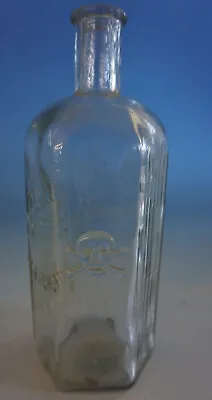 Kaufen Seltene Gift Flasche Glas Glasflasche Um 1900 Totenkopf Skull 500 Ml (F23-1141)