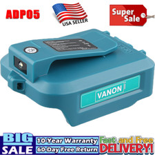 ADP05 Converter For MAKITA USB Power Charger Adapter LED 14-18V Li-ion Battery