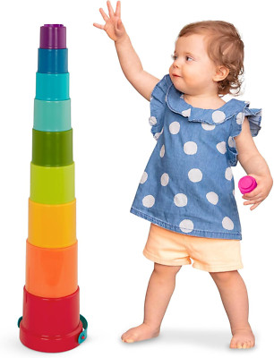 Battat   Stacking Toy   Educational & Dexterity Toy   Nesting Cup Playset   Wate