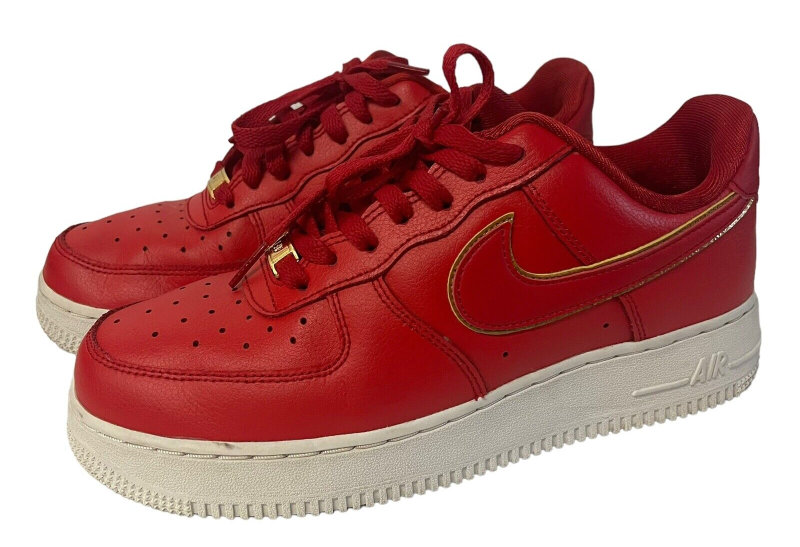 womens air force 1 red swoosh