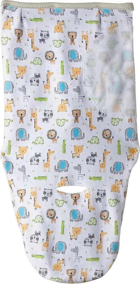Manta envolvente para bebé Swaddle Me de verano para safari excursión 0-3M Foto 2 de 4