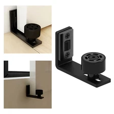 1Pack Sliding Barn Door Bottom Floor Guide,Adjustable Roller,Wall Mount System