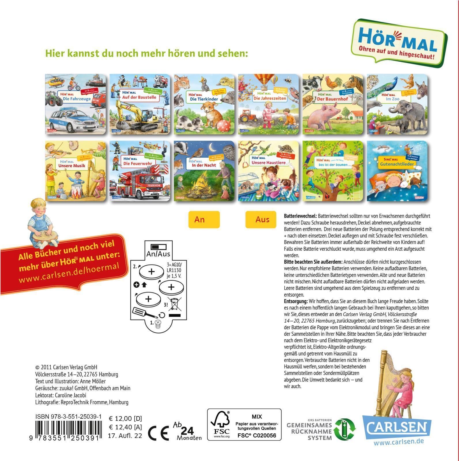 Thumbnail - Hör Mal (soundbuch): Unsere Musik | Anne Möller | Buch | Hör Mal