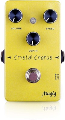 Guitar Effect Pedal, Mugig Electric Guitar Chorus Tone Effects, True Bypass, Adj