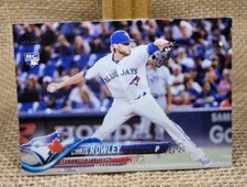 2018 Topps Series 1 Chris Rowley RC Baseball Card #315 Blue Jays FREE S&H A5