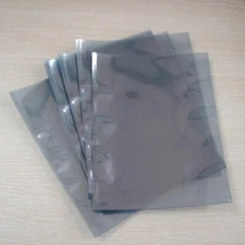 100 PCS Anti-Static Translucent Open Top Mylar Bags for Electronics Shield ESD