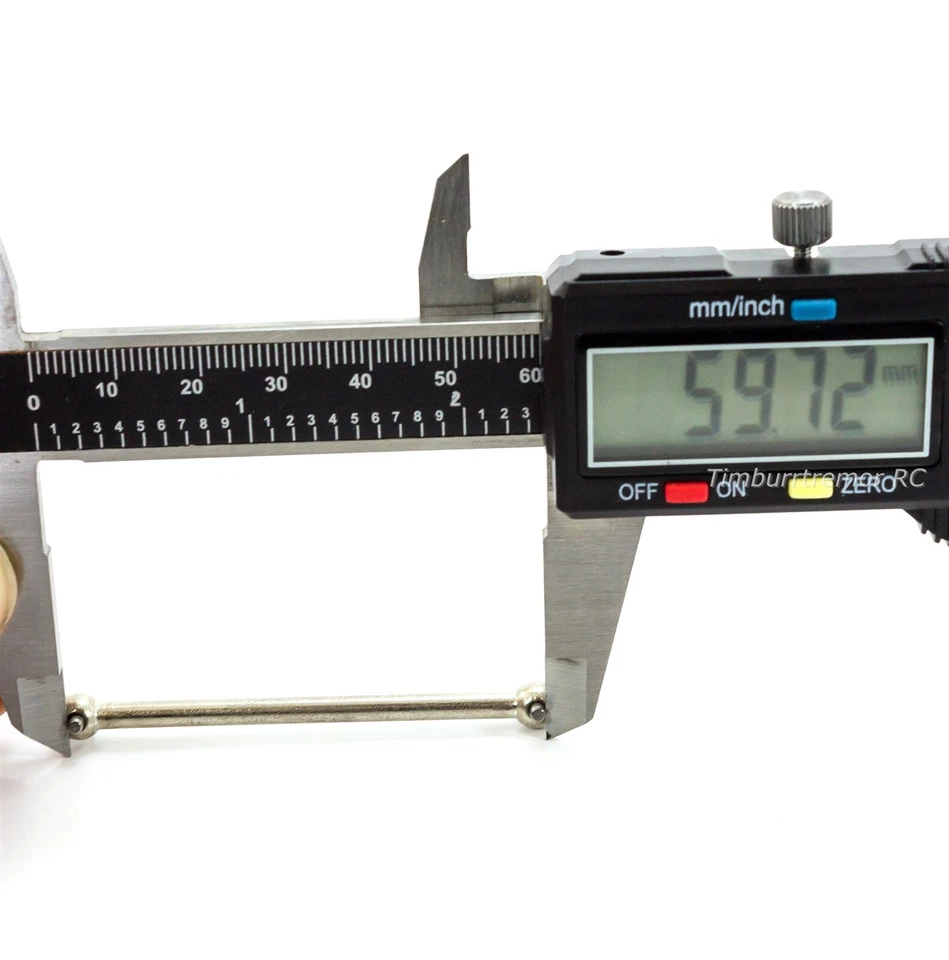 HSP 08061 Dog-bone 63 mm ejes de transmisión centrales traseros (2) Redcat Volcano S30 SV MX Foto 2 de 3